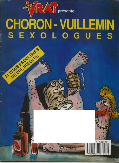 RARE EO REVUE VRAI N° 1 de 1989 + PROFESSEUR CHORON / VUILLEMIN SEXOLOGUES