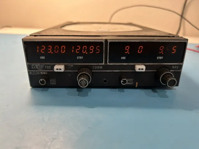 Bendix King Kx-155 Nav Com Radio 28V With Glideslope Kx 155 P/N 069-1024-05
