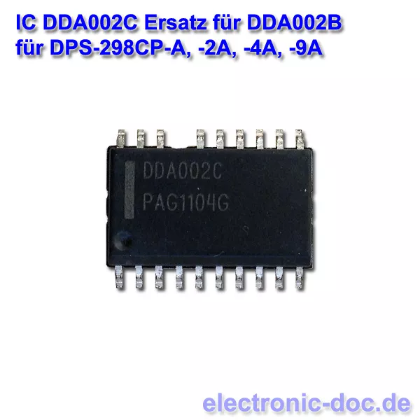 IC DDA002C = DDA002B IC601 für Netzteil DPS-298CP für LCD-TV PHILIPS