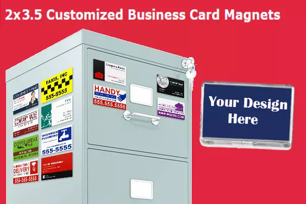 250 2x3.5 Customized Promotional Customized Business Card Magnets