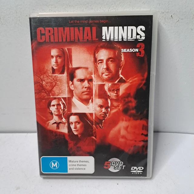 Criminal Minds : Season 3 (Box Set, DVD, 2005) Region 4 (20)