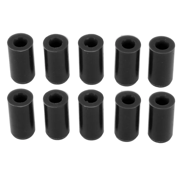 Nero 10 pz 6 mm copertura tubo di aspirazione silicone resistenza all'usura flessibile