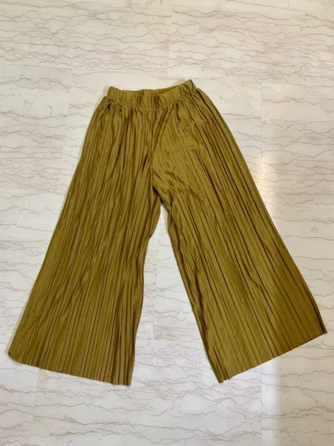 Zara pantaloni plissettati hotsell