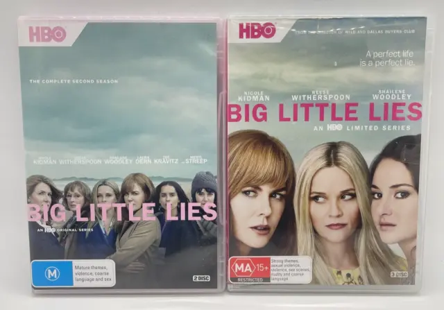Big Little Lies - Season 1 & 2 Complete DVD Box Set Bundle (Region 4)