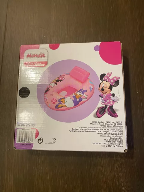 Disney Junior Minnie Mouse Baby Watercraft Inflatable Float Seat Pool Ages 6-18M 2