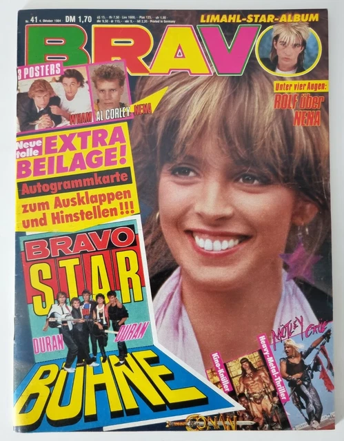 Bravo 41 / 4.10.1984 Nena / Ace Cats / Depeche Mode / Grönemeyer / Wham (C1108)