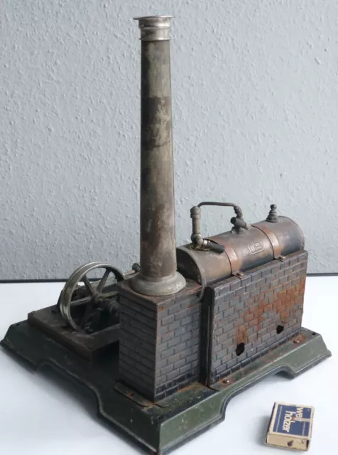 alte Märklin Dampfmschine Blech Spielzeug antik Dachbodenfund Bastler Trödel 2