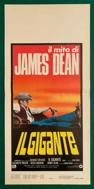 Aaa Locandina Originale Cinema Il Gigante James Dean Elizabeth Taylor Hudson