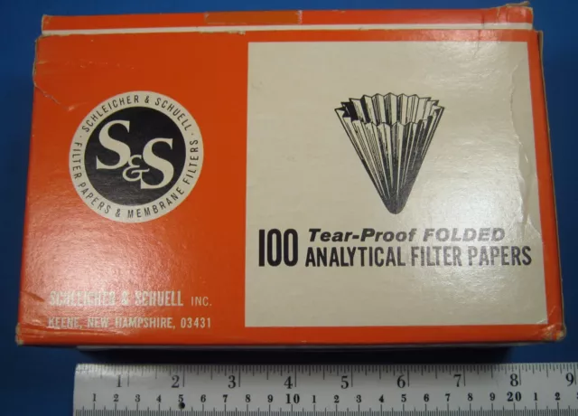 Schleicher & Schuell Folded Filters #588 24 Cm Free Shipping     C