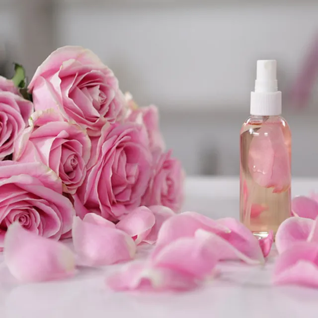 PREMIUM ORGANIC ROSE WATER 100% PURE SKIN FACE CLEANSER Comes with a Sprayer!!!