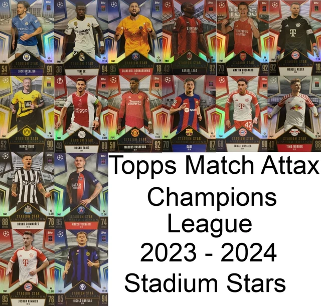 TOPPS MATCH ATTAX Champions League 2023/2024 Stadium Stars Auswahl aus