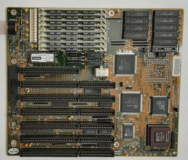 Micromedia 386-U ISA Mainboard + AMD 80386DX 40MHz + 4C87DLC + 8MB RAM + 256K