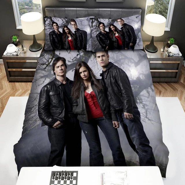 THE VAMPIRE DIARIES 20092017 In The Forest Film Poster Quilt Duvet