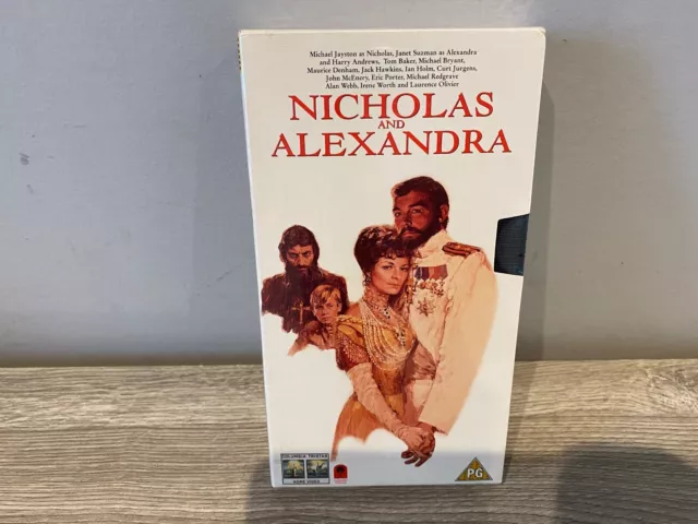 Nicholas And Alexandra Michael Jayston Janet Suzman VHS Video Tape New Sealed