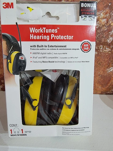 3M WORK TUNES HEARING PROTECTOR with AM FM DIGITAL RADIO
