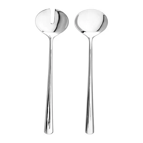 IKEA SEDLIG Salatbesteck Edelstahl, 2-tlg., (28cm) Set Salatgabel Salatlöffel