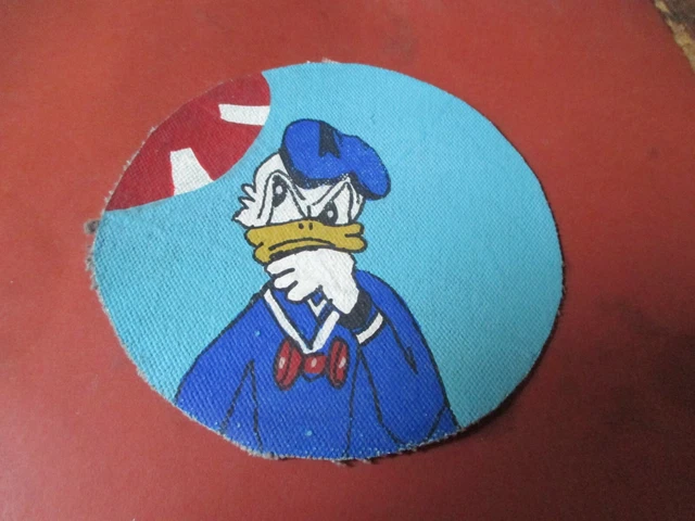 Wwii Usn Disney Donald Duck Naval Intel Cincpac   Flight Jacket   Patch