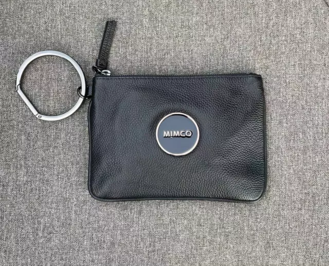 MIMCO Medium Modify Pouch Gunmetal Black • Brandnew With Tag