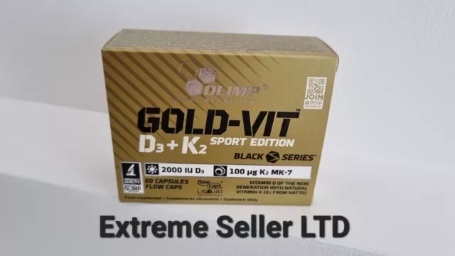 Olimp Nutrition - Gold Vit D3 + K2 Sport Edition - 60 caps