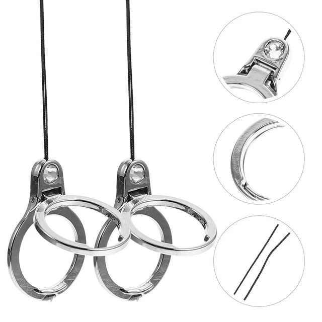 4 Pcs Mobile Phone Ring Buckle Camera Hanging Ropes Cell Phone