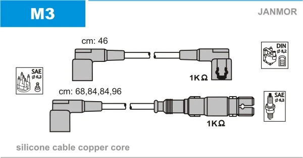 BOSCH ZÜNDKERZEN+ZÜNDKABEL Passend Für FIAT PUNTO FIAT PANDA/PANDA CLASSIC