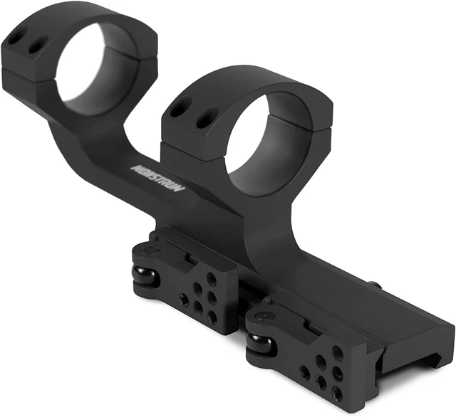 SLIM PROFILE SERIES Cantilever Offset Picatinny Scope Mount with Quick