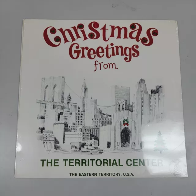 Christmas Greetings From The Territorial Center (LP, 1984) New, Salvation Army