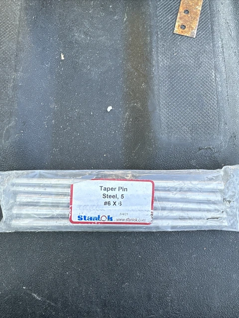 New Stanlok #6x6 Taper Pin Carbon Steel (5)