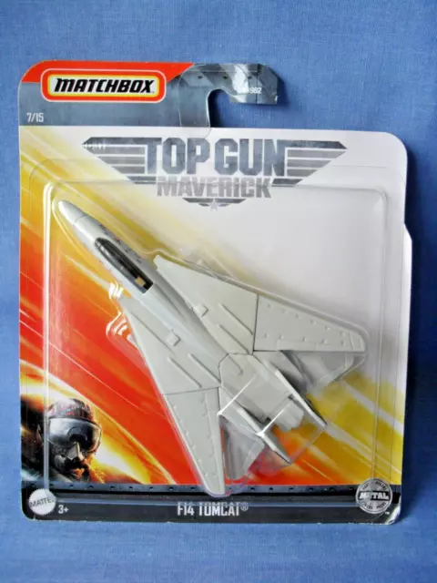 Matchbox Top Gun Maverick F-14 Tomcat Fighter Jet #7/15 - New In Blister. Matchbox Top Gun Maverick F-14 Tomcat Fighter Jet #7/15 - New In Blister.