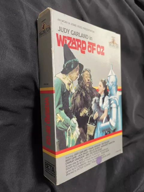 The Wizard Of Oz (Animated) With Case - Beta / Betamax - RARE 9