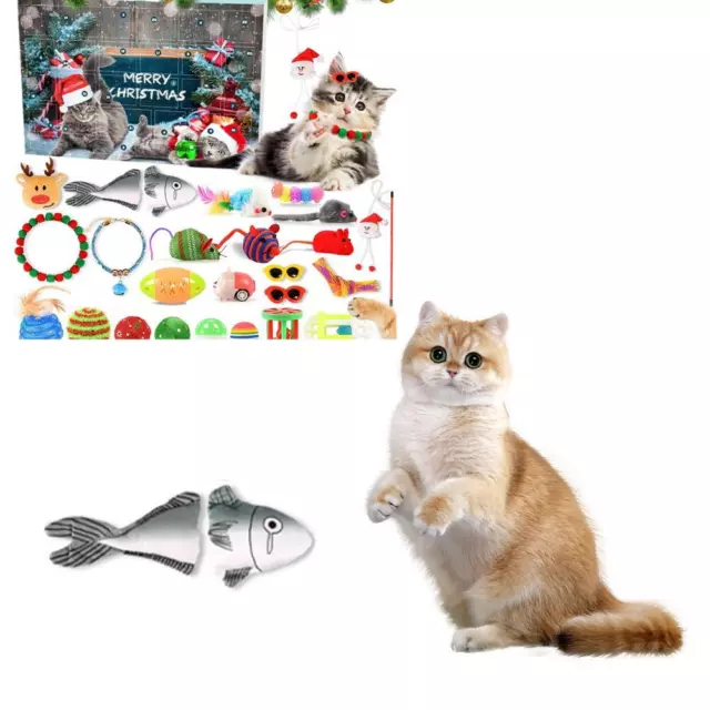 Cat Toys Mouse Shape Balls Foldable Cat Kitten Play Fish Funny Se B5H2 O7T5