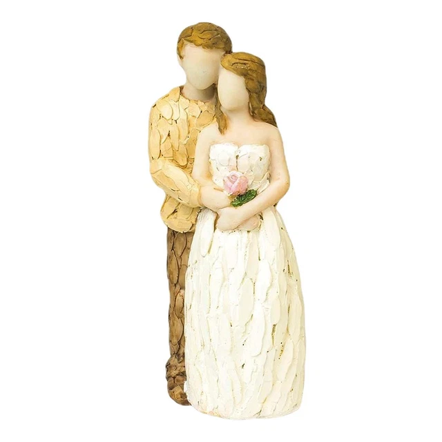 Couple de mariage Figurines Artisanat décoratif Centre de table Décorations 3