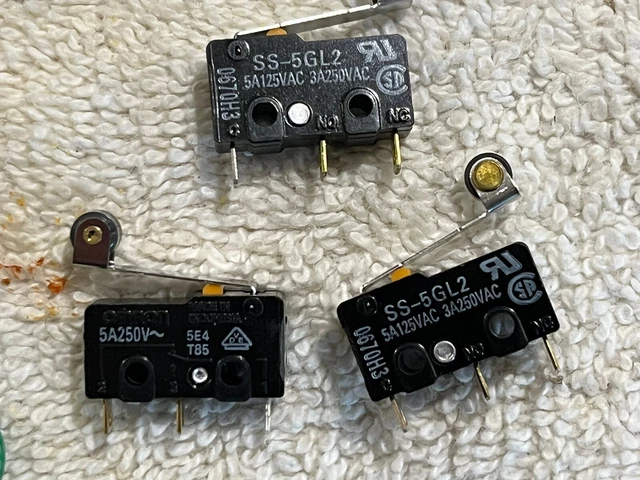 Lot of 3 Omron SS-5GL2 Micro Switches-New-US Seller