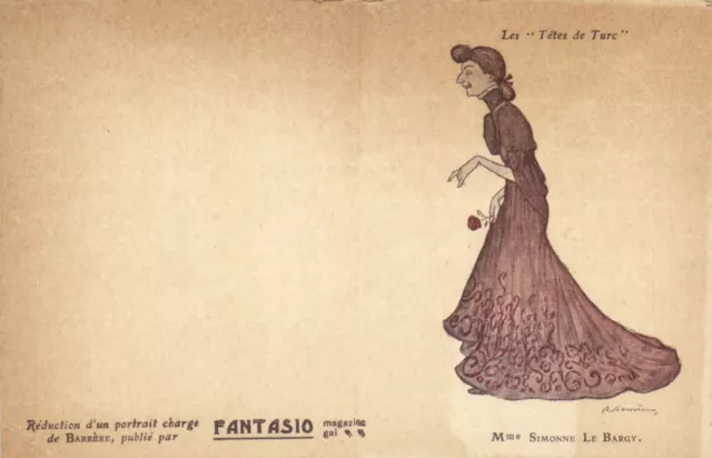 PC ADVERTISING, FANTASIO MAGAZINE GAI, Vintage Postcard (b51952)