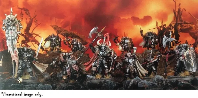 Warhammer Age Of Sigmar - Slaves To Darkness Chaos Warriors x10. Vanguard. New.