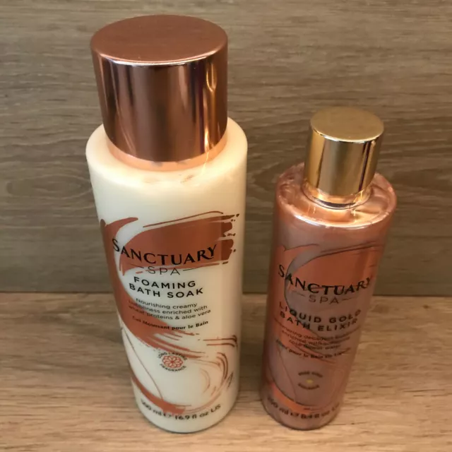 SANCTUARY SPA - Gel moussant 500 ml + Elixir 250 ml pour le bain 2