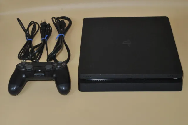PS4 CONSOLE SLIM CUH-2200A B01 HDD 500GB Jet Black PlayStation 4
