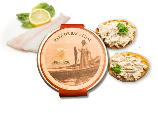 85g | Patè di Baccalà in scatola - Prodotto Originale Portoghese di prima scelta
