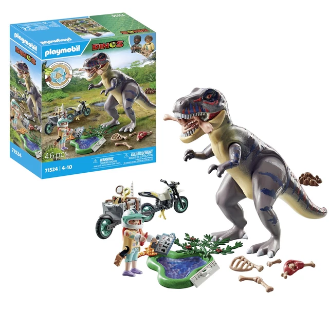 Lego Marvel Playmobil 71524 Explorateur Avec Moto Et Tyrannosaure - Recherche Set Dinosaure