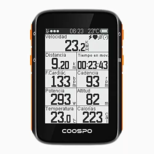 COOSPO BC200 Ciclocomputer GPS Bluetooth 5.0 ANT+ Computer Bicicletta Senza F...