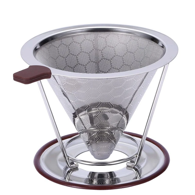 le dripper de café Cafetière réutilisable Goutte à goutte lente Filtre à café