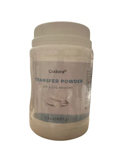 Godora Transfer Powder White  DTF & DTG 32 oz - 907g New sealed