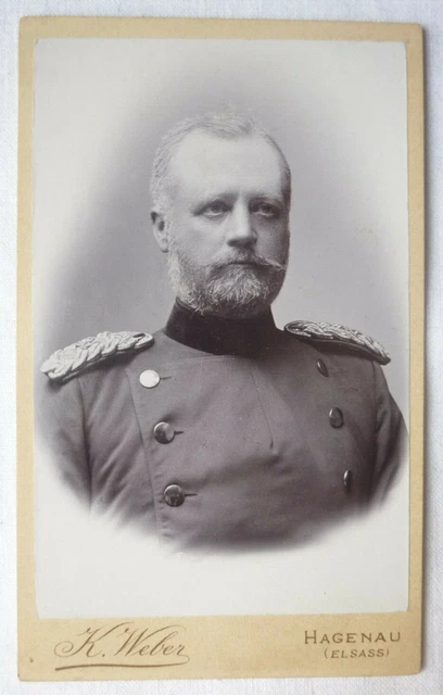 CdV Preussische KRIEGSAKADEMIE BERLIN 1886 - 1889 Goerzig Feld Artillerie Nr. 31