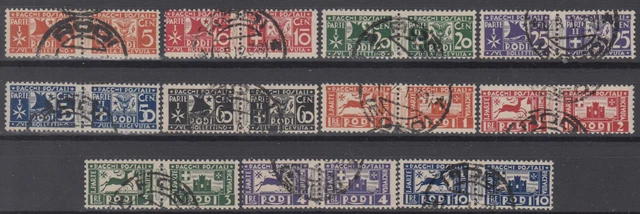 Italy Egeo - Pacchi Sassone n. 1-11 cv 300$  used