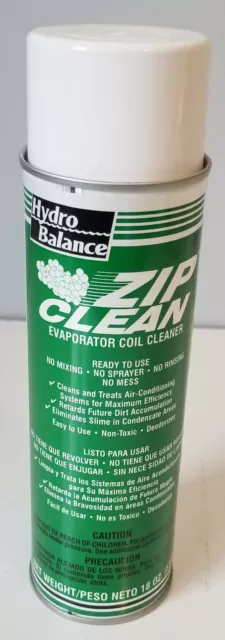 ( Qty 12 - 18 oz cans ) Hydro-Balance 18 Oz Zip Clean Coil Cleaner