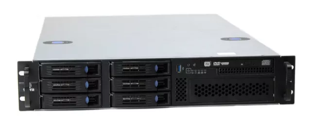 Chenbro 19" Server Chassis // eATX, 6-fach LFF, 600 Watt PSU // RM21706