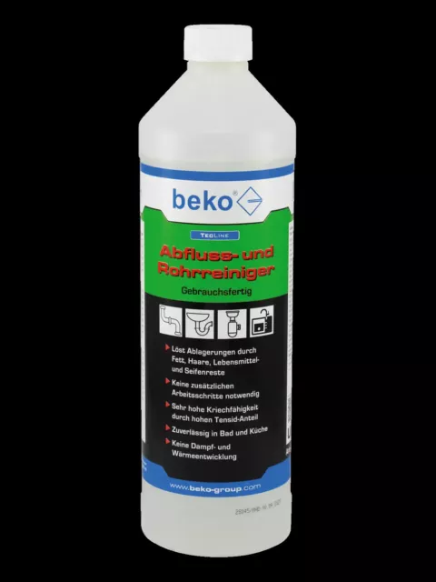 Abflussreiniger und Rohrreiniger Beko TecLine 1L