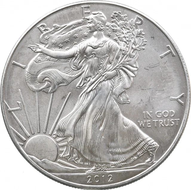 Better Date 2012 American Silver Eagle 1 Troy Oz .999 Fine Silver *492