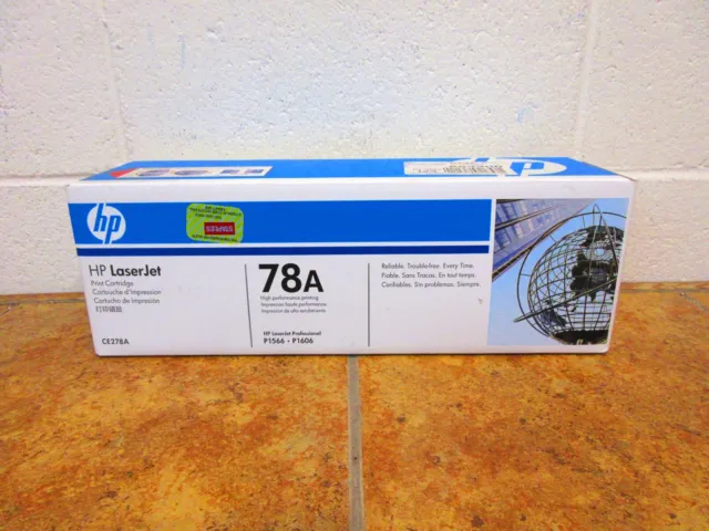 HP 78A CE278A Black Toner Print Cartridge Sealed