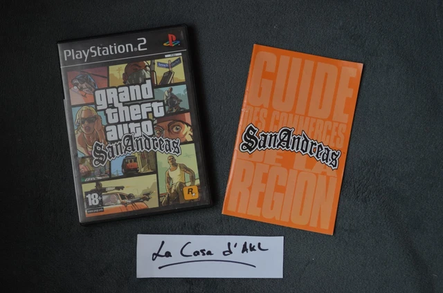 Affiche PLV Promotionnelle GTA San Andreas – Officiel PS2, 56x72cm, 2004